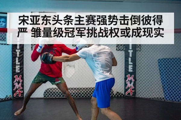 宋亚东头条主赛强势击倒彼得严 雏量级冠军挑战权或成现实